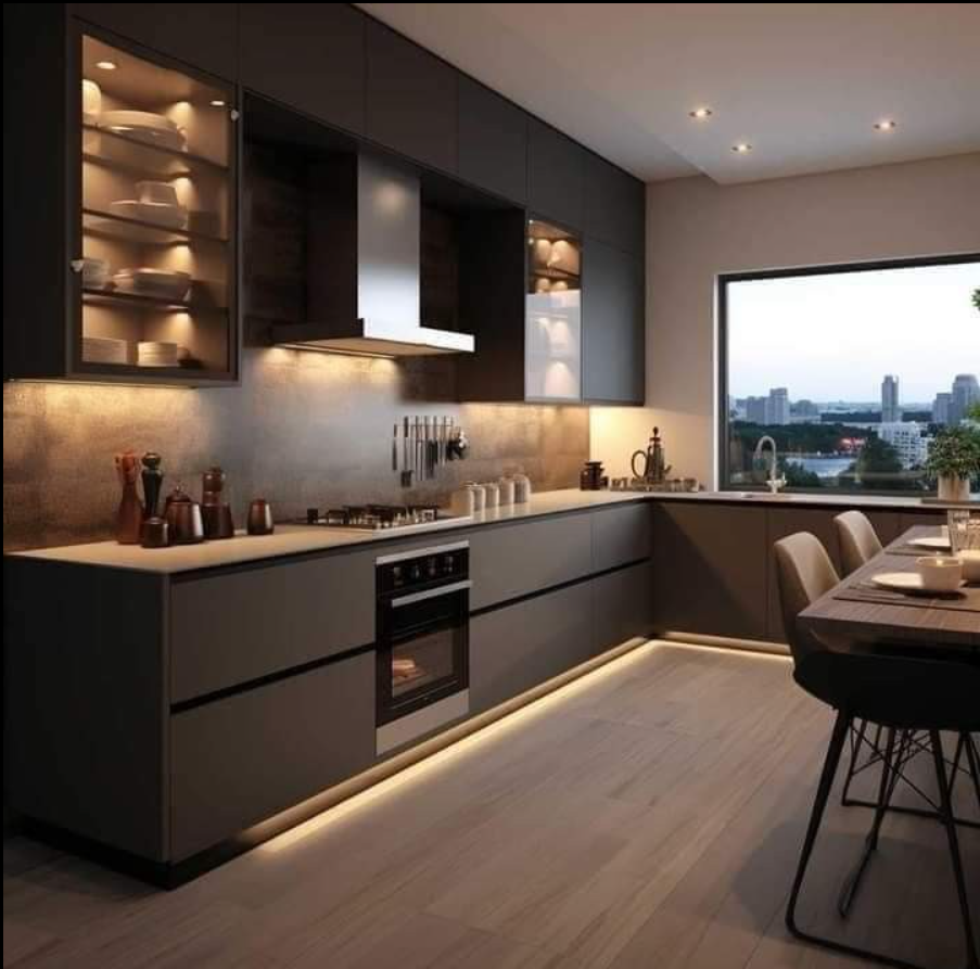 Kitchen Cabinets 7 cabinet glass