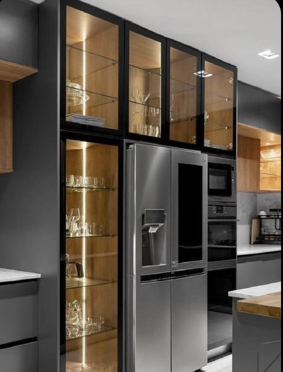 stylish glass cabinets
